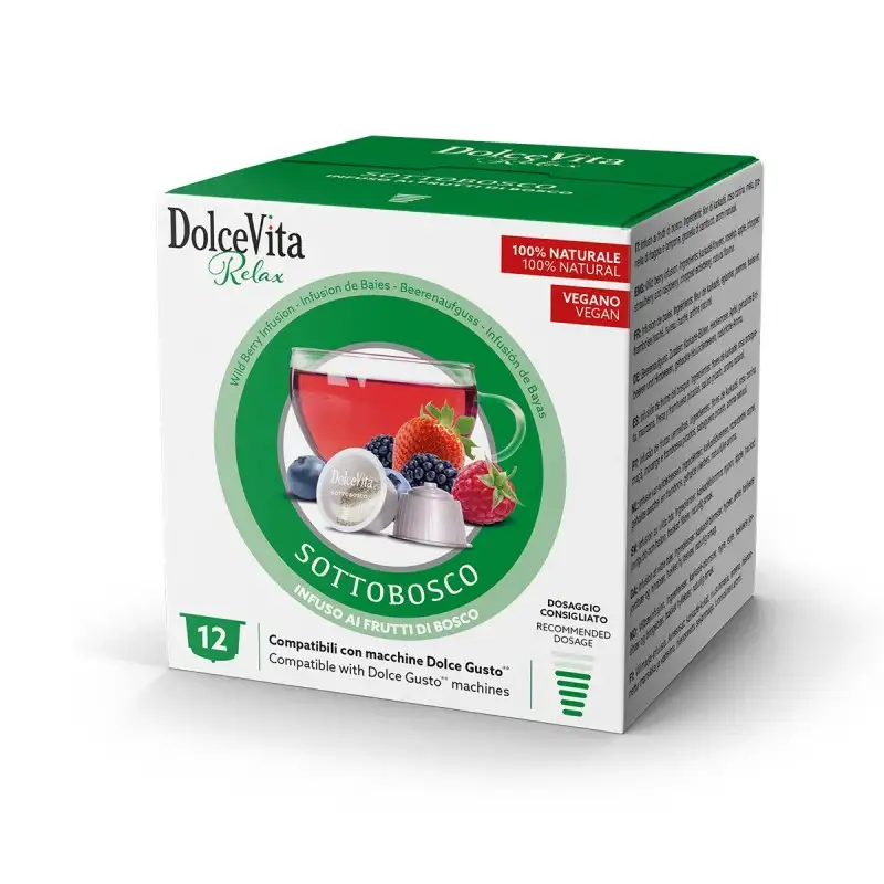 12 Capsule Dolce Vita Dolce Gusto Sottobosco