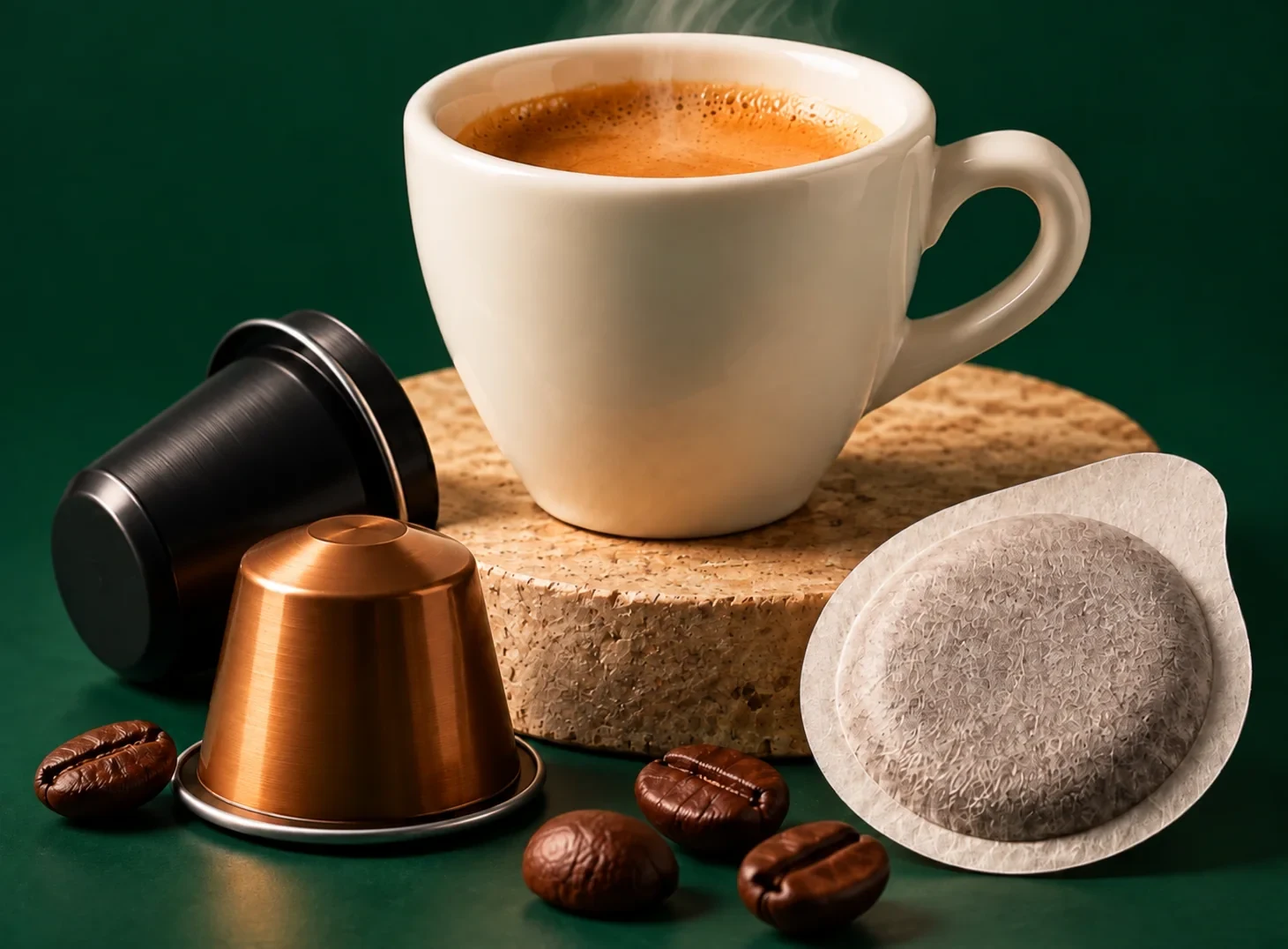 Caffè espresso con capsula, cialda ESE e chicchi: scelta multibrand per diversi sistemi