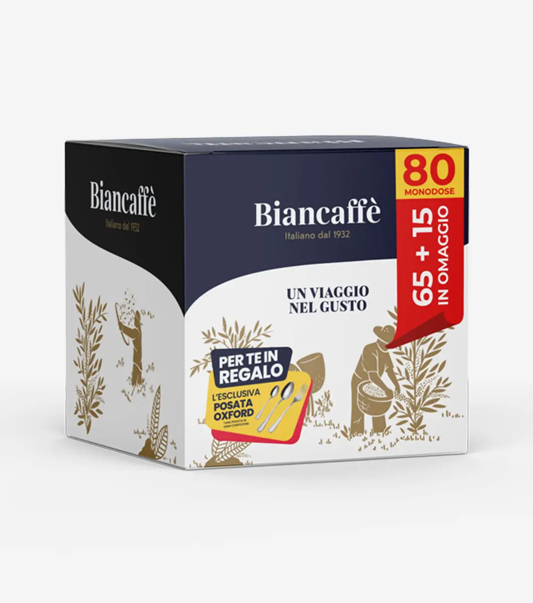 Promo 80 Capsule Esse/Espresso Point (65+15) omaggio Biancaffè