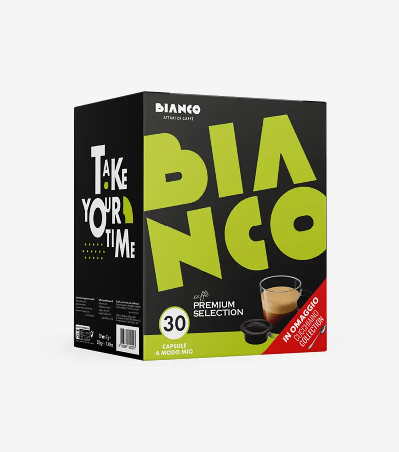 30 Capsule A Modo Mio Bianco Caffè