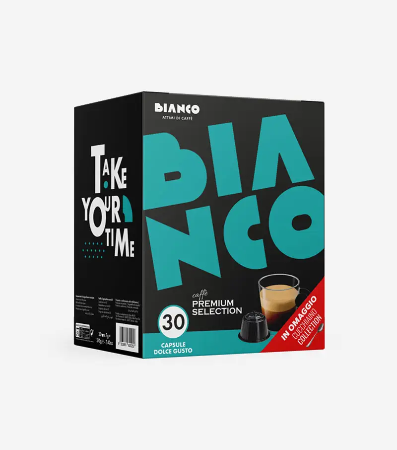 30 Capsule Dolce Gusto Bianco Caffè