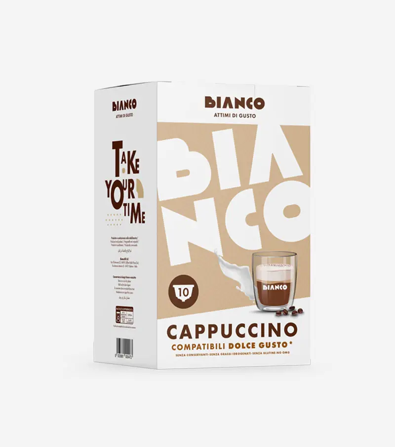 10 Capsule Dolce Gusto Bianco Caffè Cappuccino