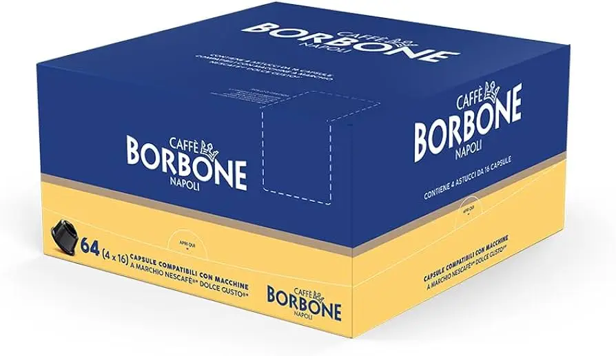 16×4 Capsule Dolce Gusto Borbone Rossa