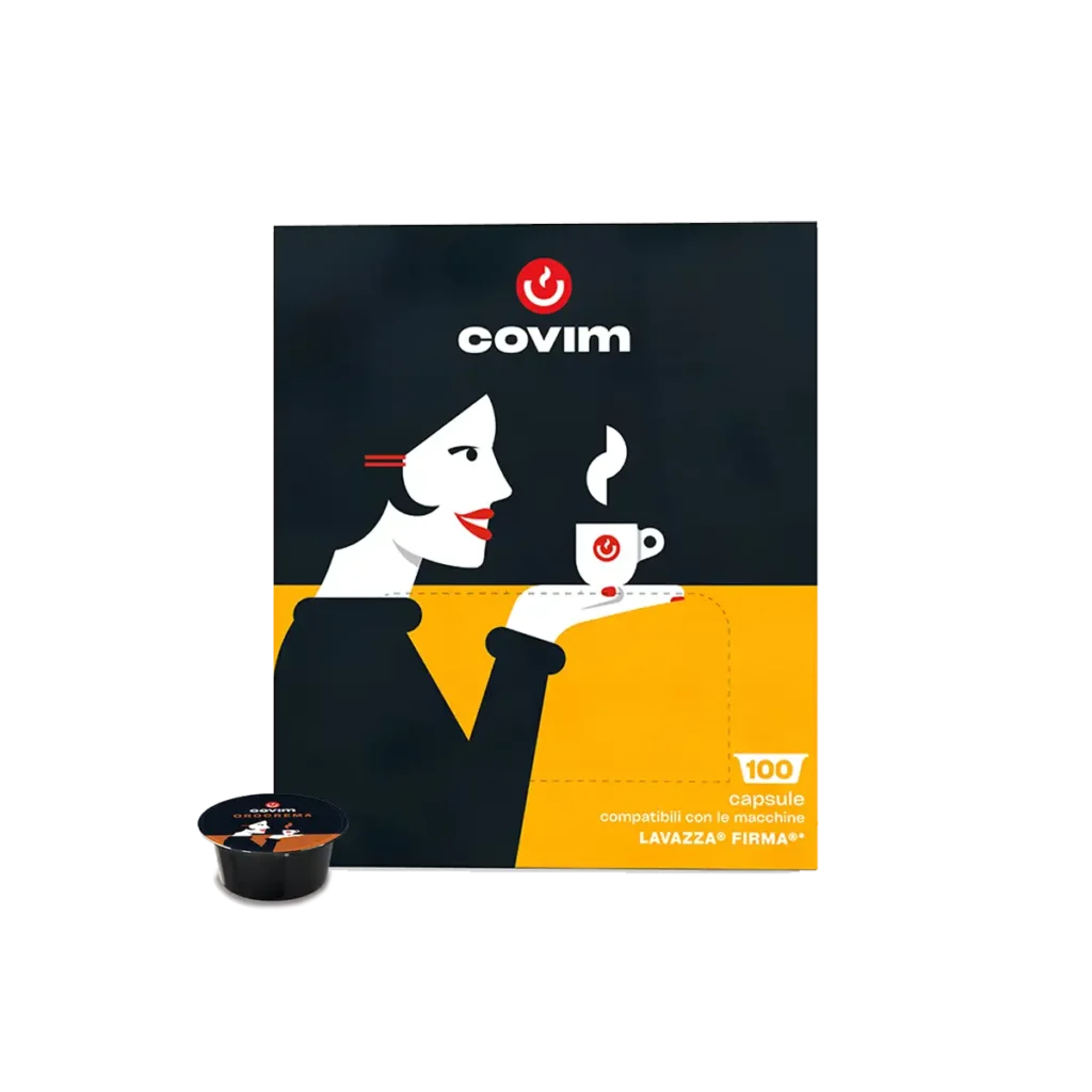 100 Capsule Firma Covim Oro Crema