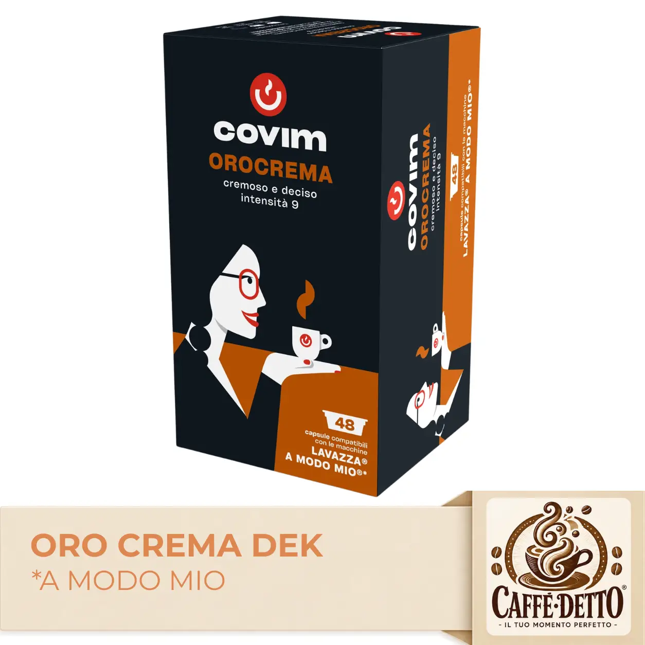 48×2 Capsule A Modo Mio Covim Orocrema Dek