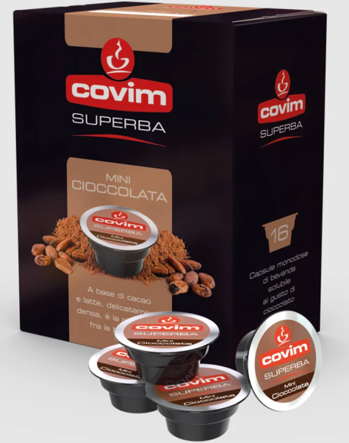 16 Capsule Covim Superba Mini Cioccolata