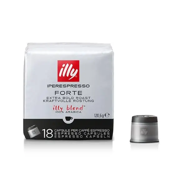 18 Capsule Iperespresso Illy Forte